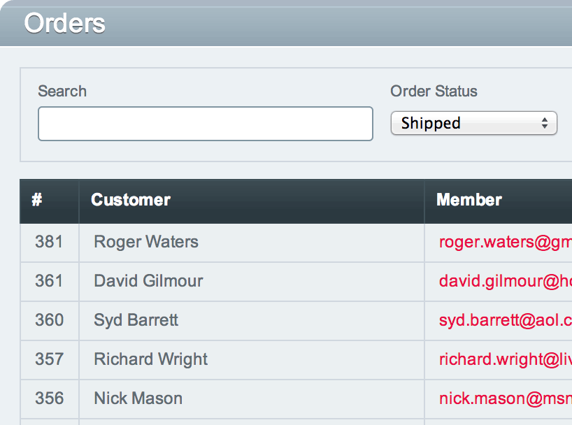 Orders